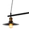 Quickway Imports Modern Adjustable 2 Bulb Pulley Wired Ceiling Hanging Light Fixture, Black Decorative Chandelier QI004572 - alternate 7